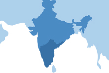 carte Inde du Sud